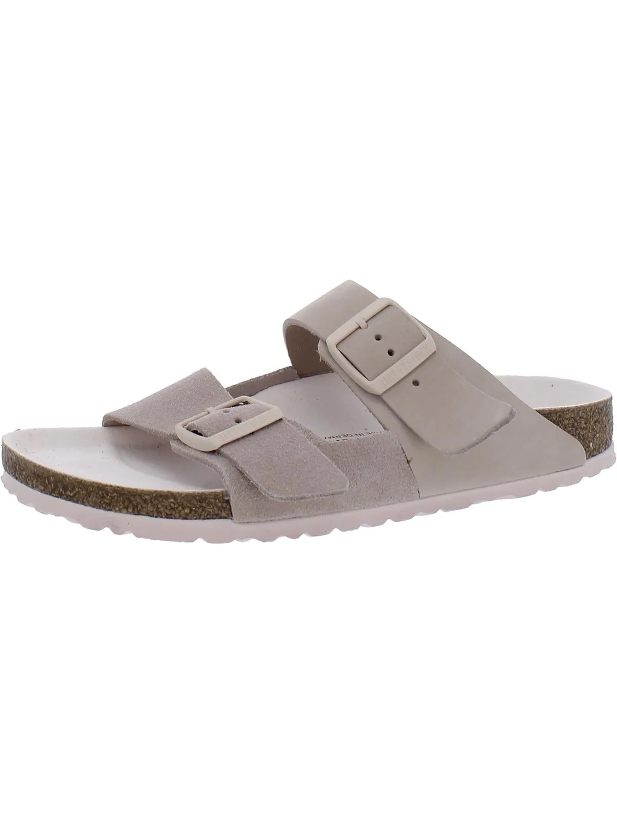 Arizona Split Womens Suede Cork Slide Sandals