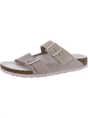 Arizona Split Womens Suede Cork Slide Sandals