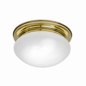 Art Deco Bowl Flush Ceiling Light Kansa  BOWL6398 white ceiling lamp