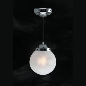 Art Deco Globe Ceiling Light Kansa  PRISM427 soft glow ceiling light