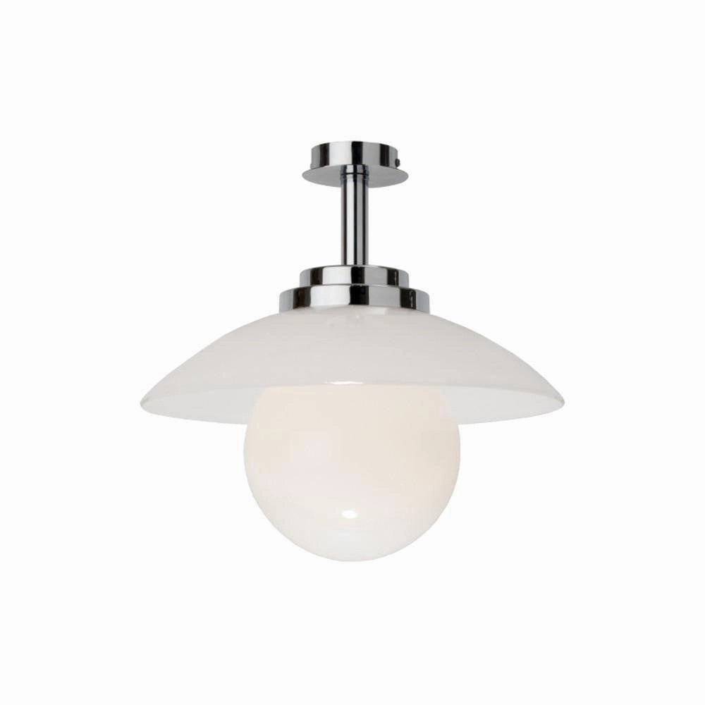 Art Deco Globe Chrome Ceiling Light Kansa Stratton 39 ambient ceiling fixture