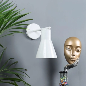 Art Deco White Metal Wall Light By SS Lightings decorative ceiling fixture