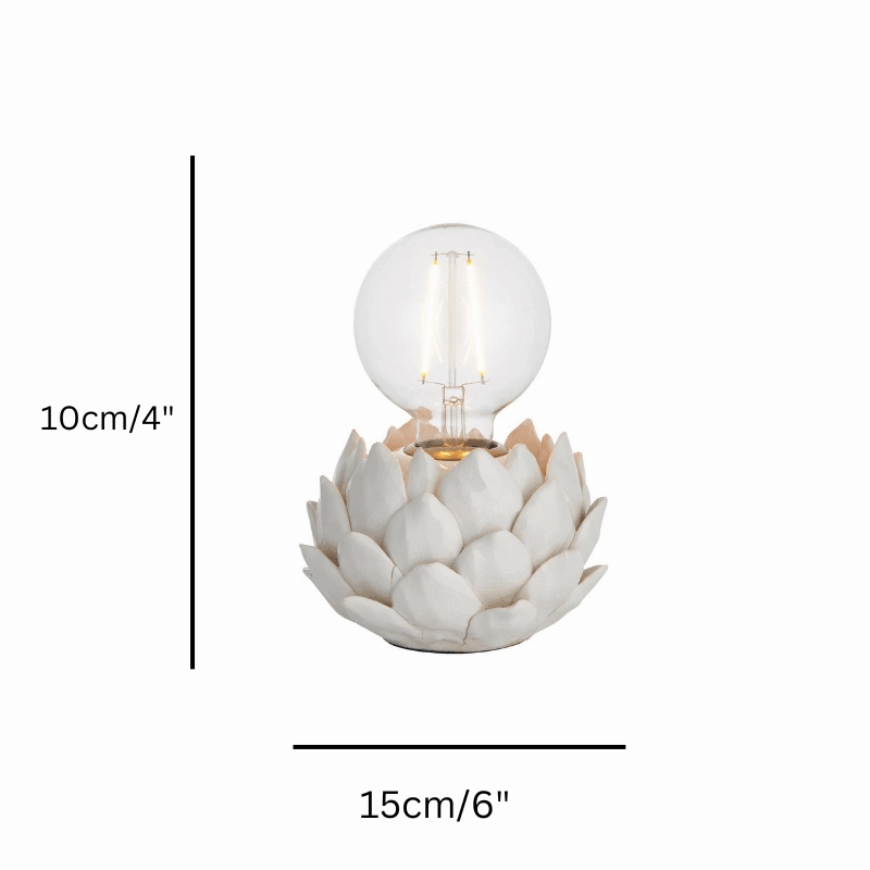 Artichoke Beige Ceramic Table Lamp