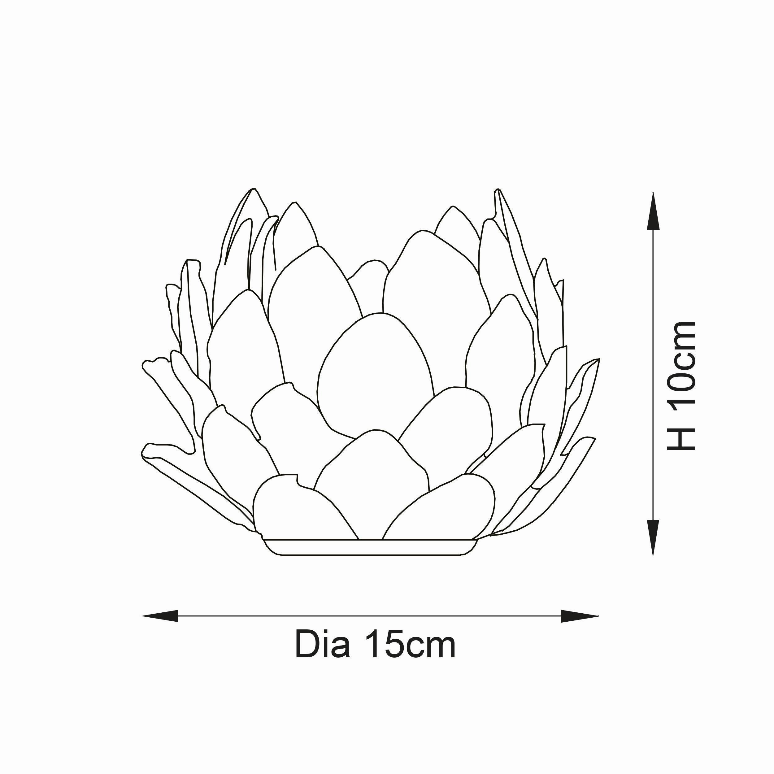 Artichoke Beige Ceramic Table Lamp