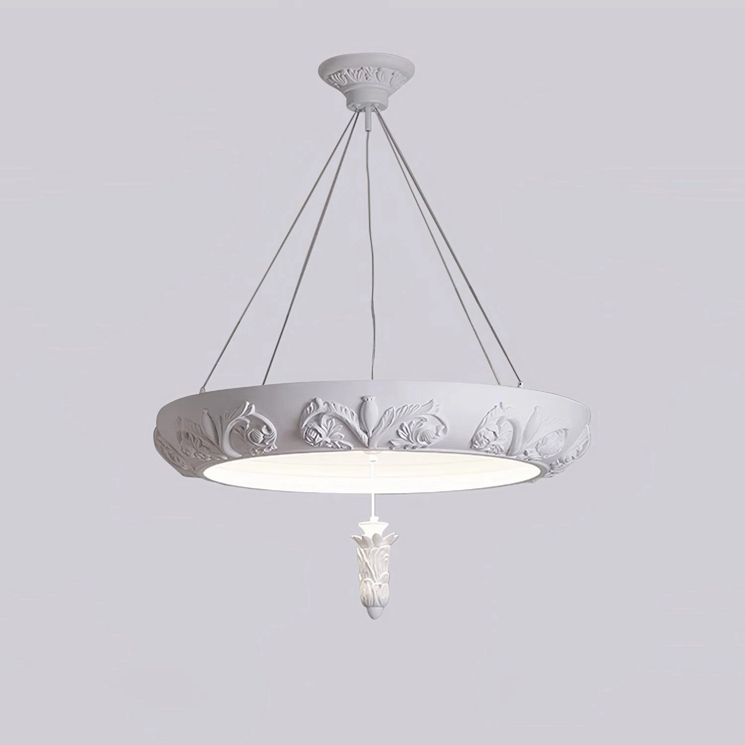 Artistic Carved Chandelier
