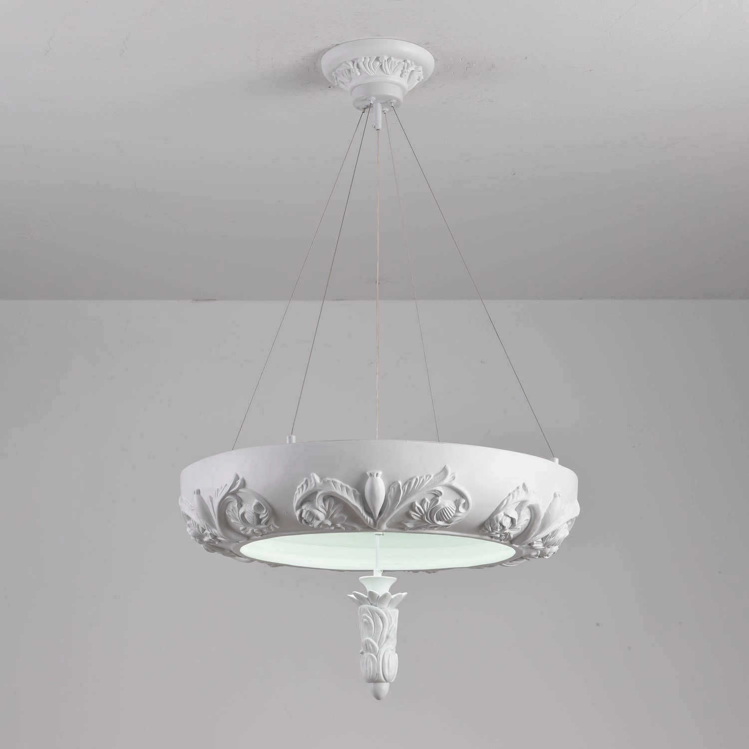 Artistic Carved Chandelier