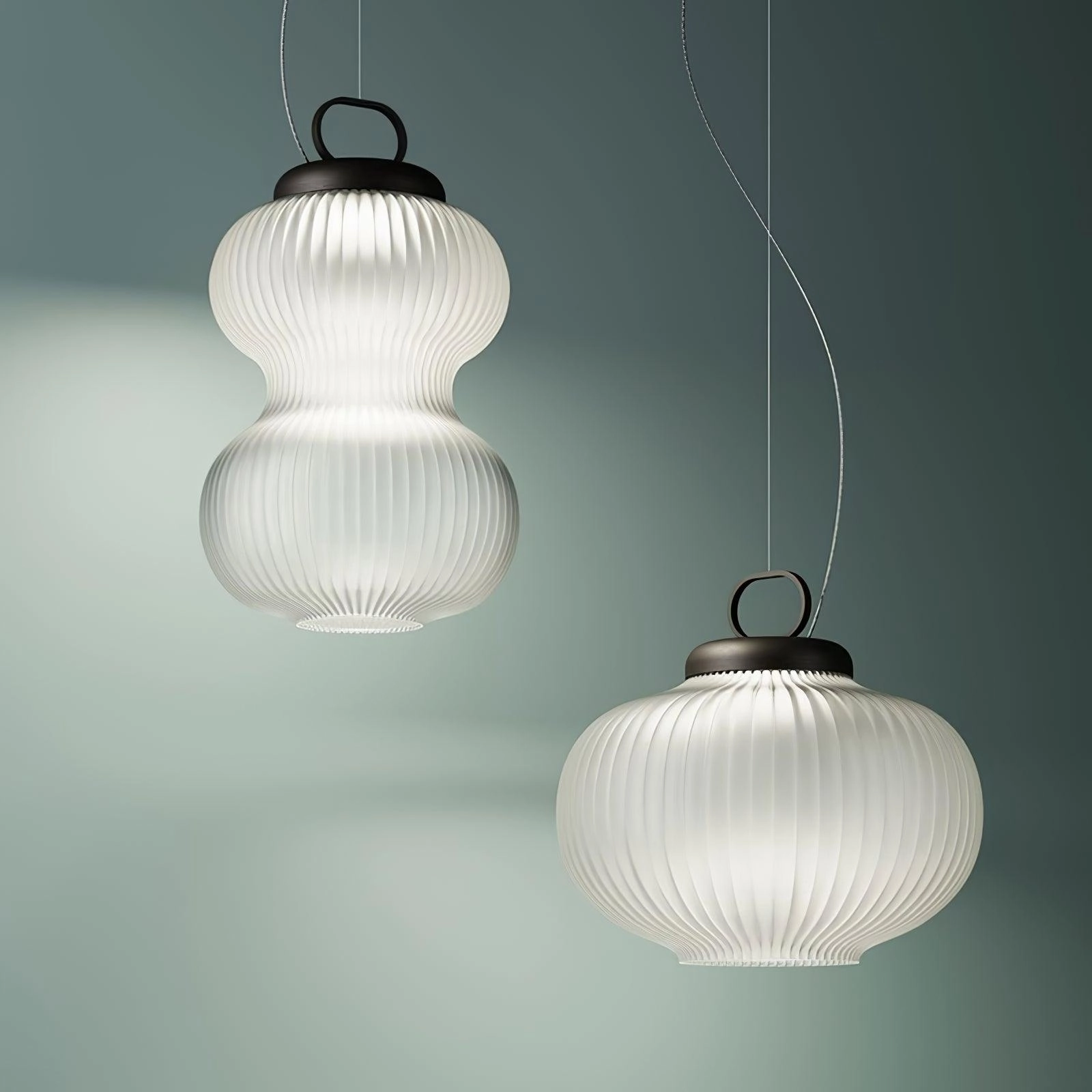 Artistic Gourd Pendant Light