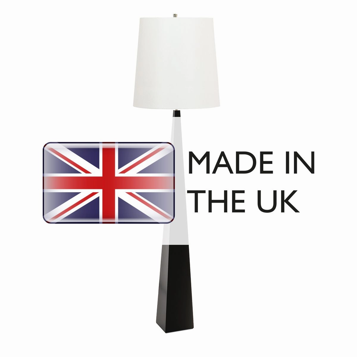 Ascent 1 Light Black Modern Floor Lamp