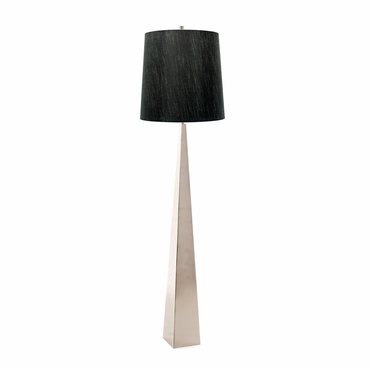 Ascent 1 Light Polished Nickel Modern Floor Lamp creative lampshade design