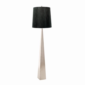 Ascent 1 Light Polished Nickel Modern Floor Lamp creative lampshade design