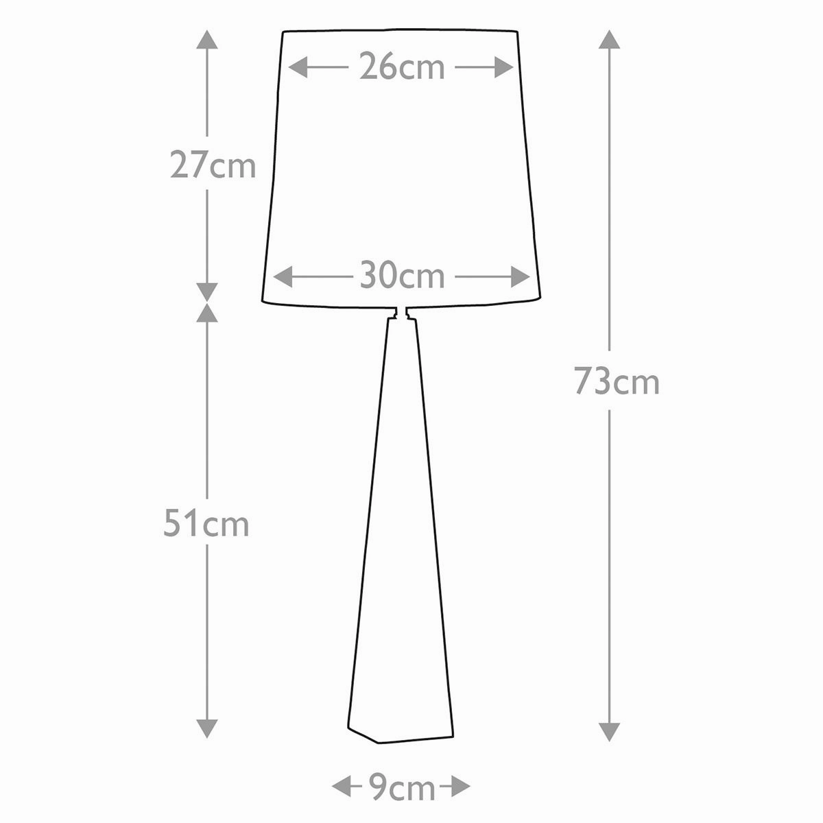 Ascent 1 Light Polished Nickel Modern Table Lamp