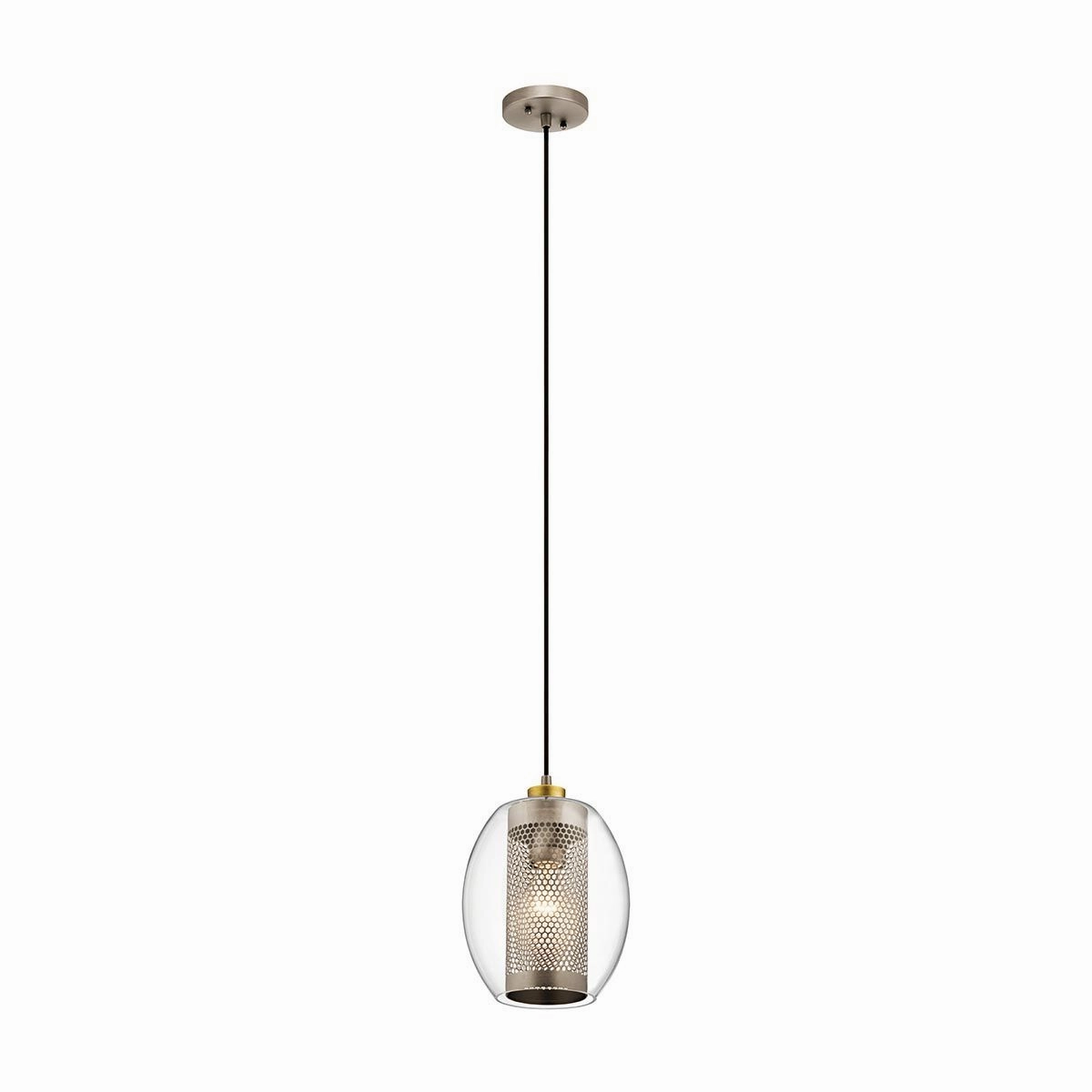 Asher Pewter Mini Ceiling Pendant Light