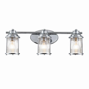 Ashland Bay 3 Light Polished Chrome Bathroom Wall Light vintage desk lamp