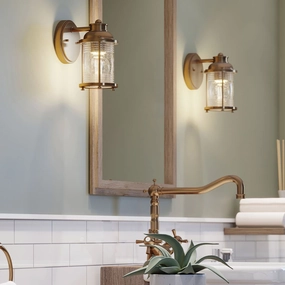 Ashland Bay Brass Bathroom Wall Light vintage desk lamp