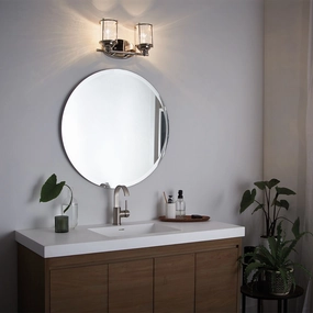 Ashland Bay Double Polished Chrome Bathroom Wall Light vintage desk lamp