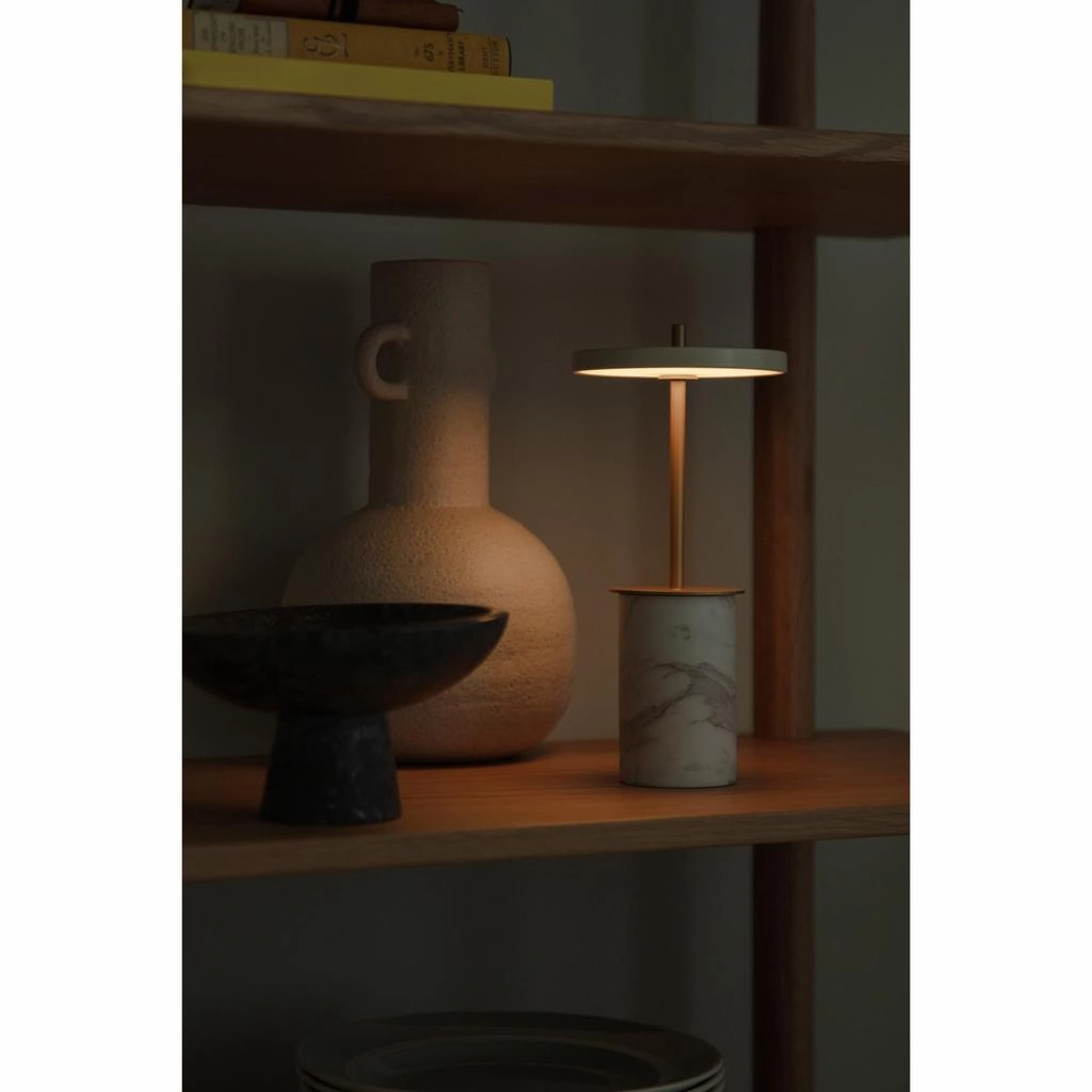 ASTERIA MOVE MINI - PORTABLE LED - HVID MARMOR