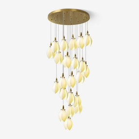 Astralis Bloom Stairs Chandelier minimalist reading light