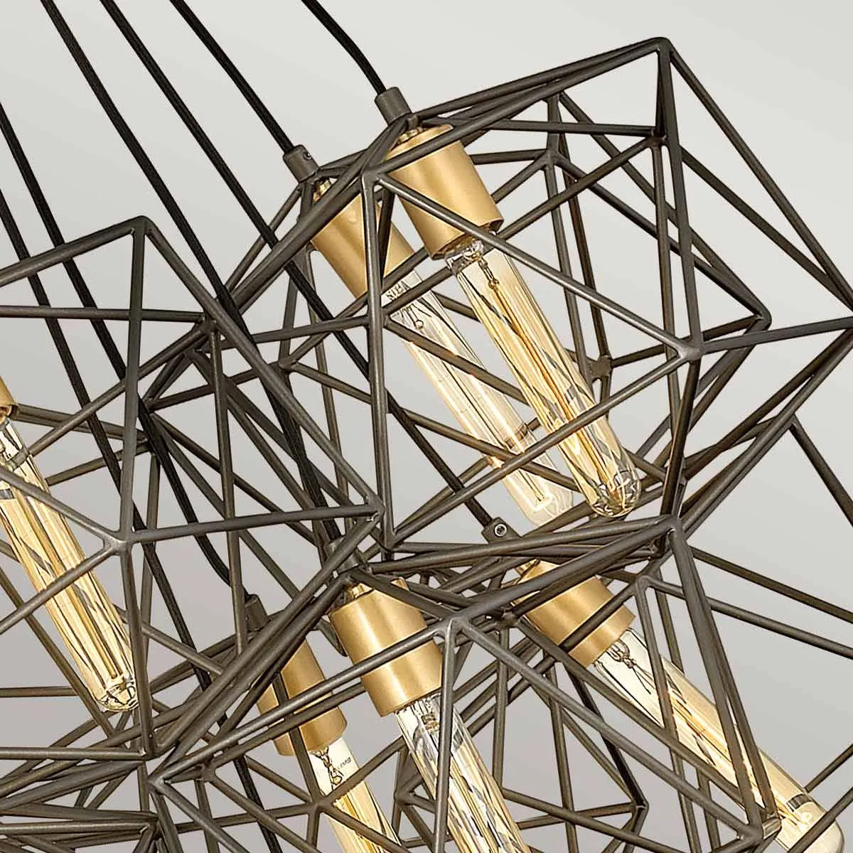 Astrid 11 Light Black Pendant Cluster