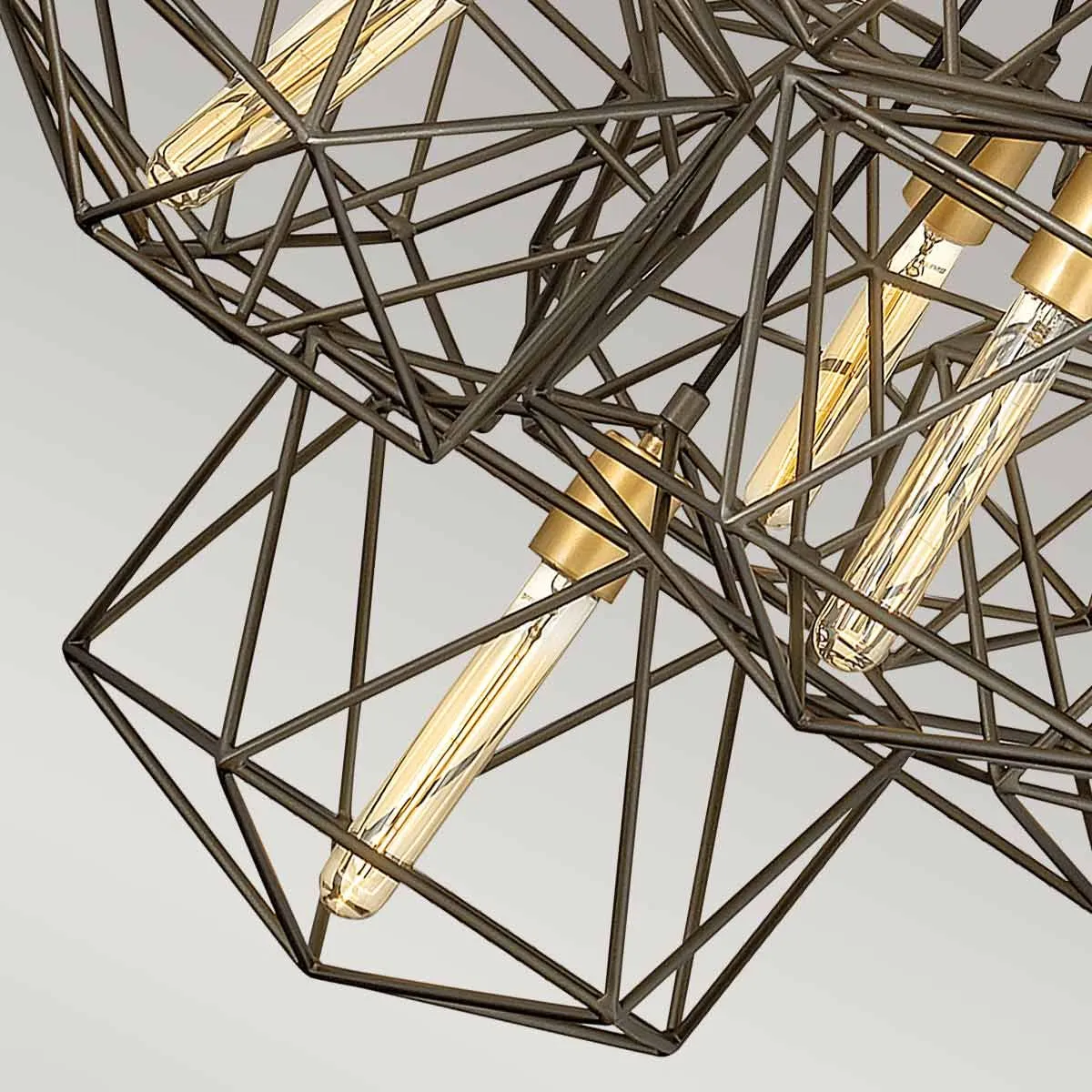 Astrid 11 Light Black Pendant Cluster