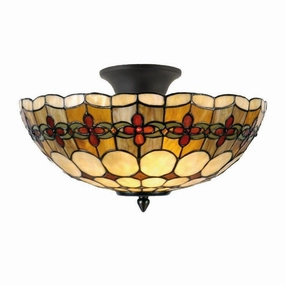 Atlantic Semi Flush Tiffany Ceiling Light recessed ceiling spot lamp