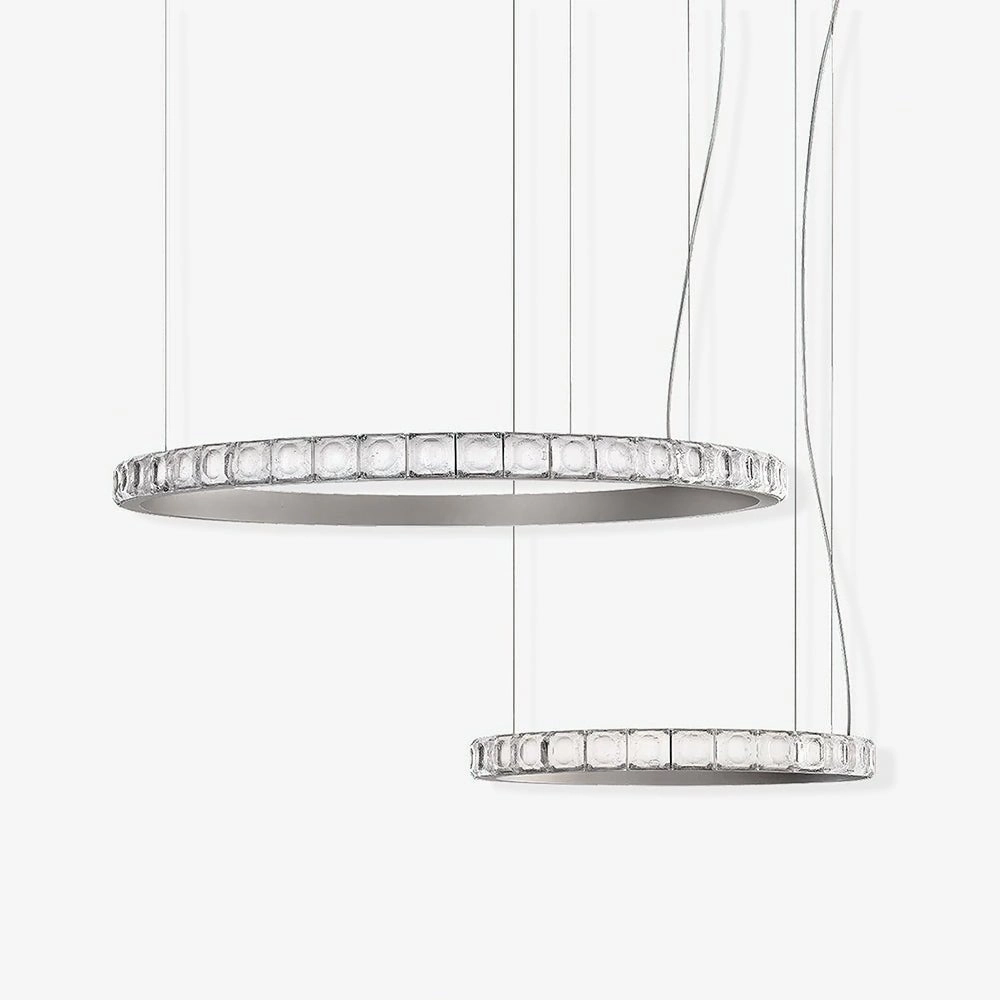 Aura Ring Chandelier minimalist reading light