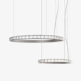Aura Ring Chandelier minimalist reading light