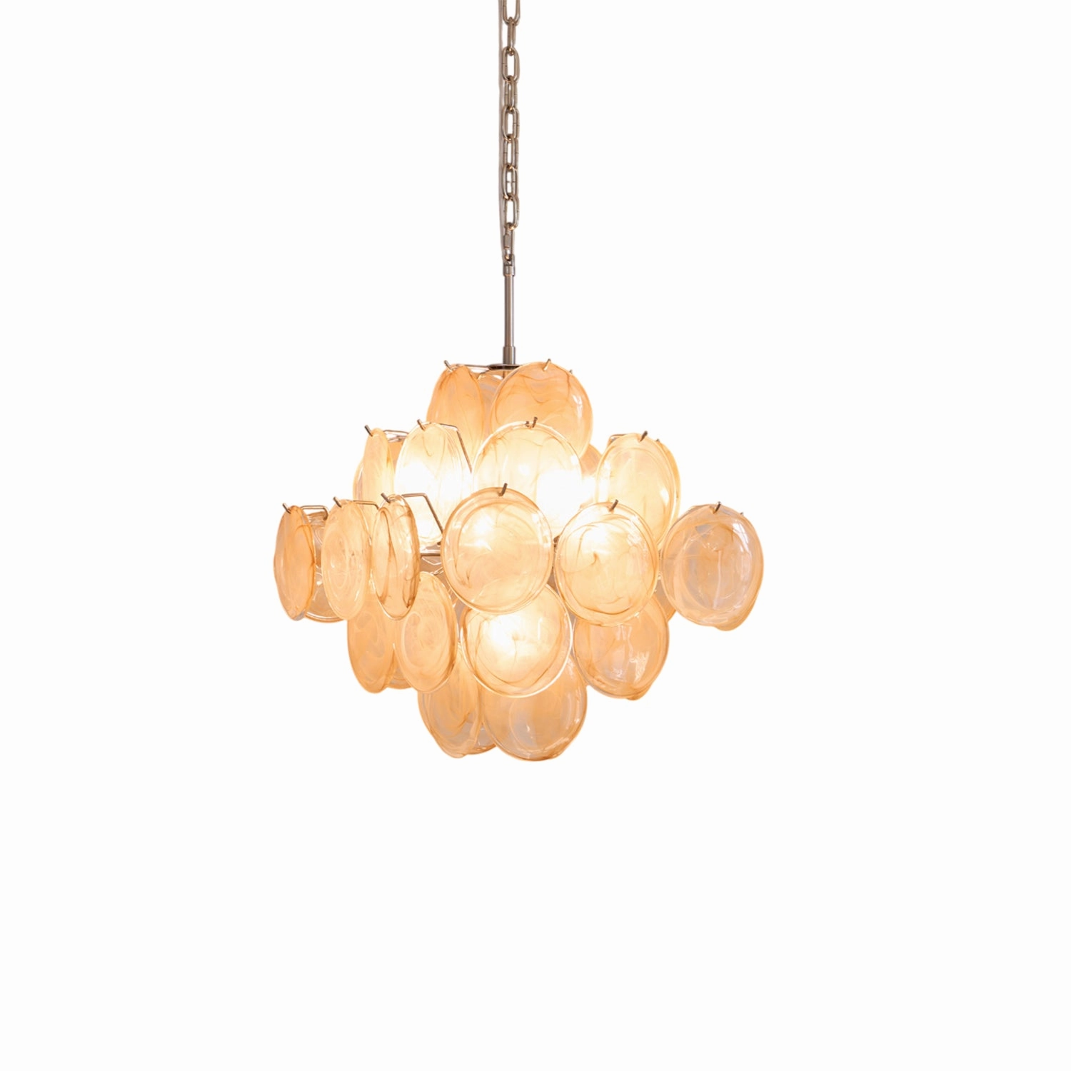 Aurelia Apricot Murano Glass Chandelier