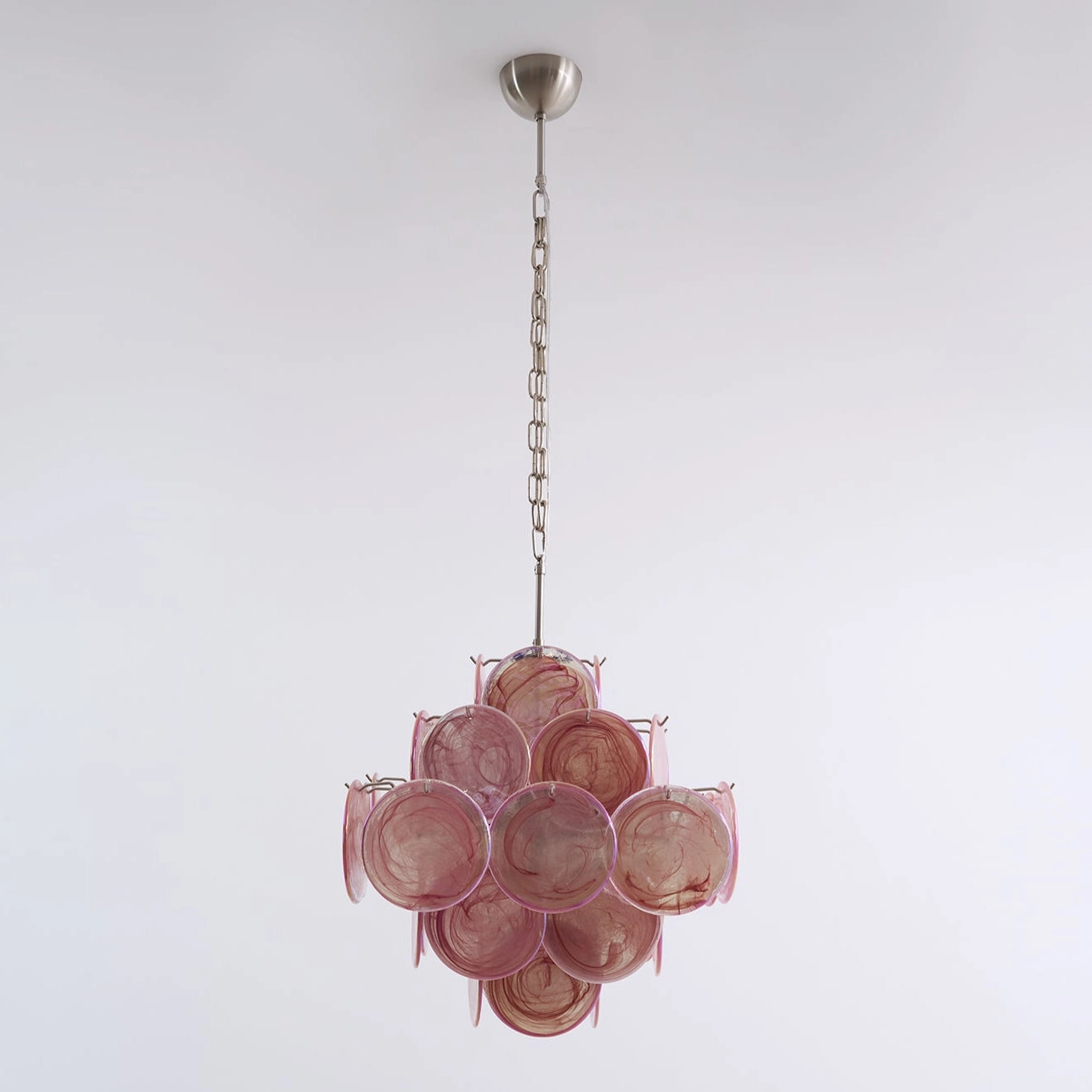 Aurelia Pink Murano Glass Chandelier