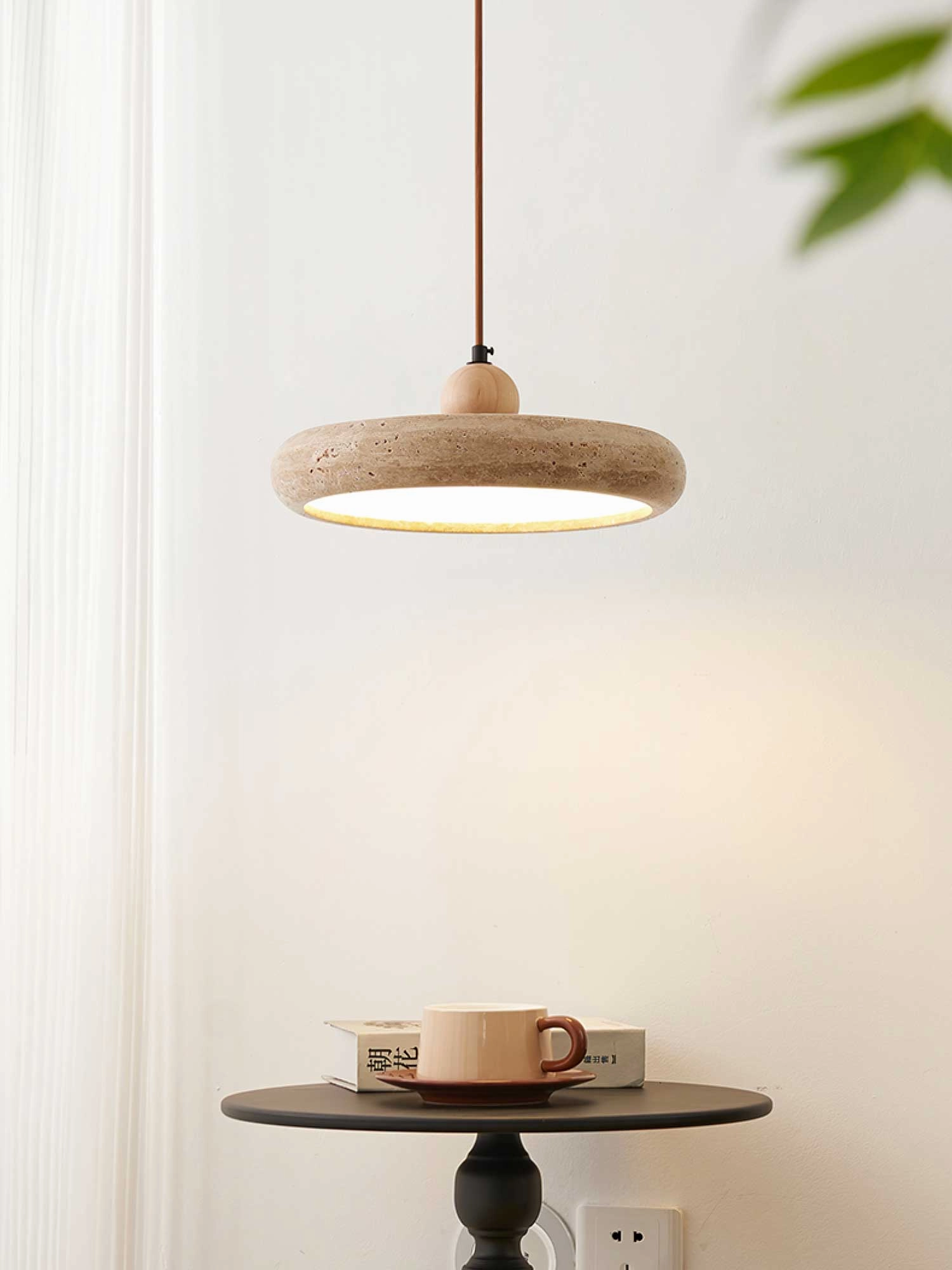 Aurelio Travertine Pendant Light