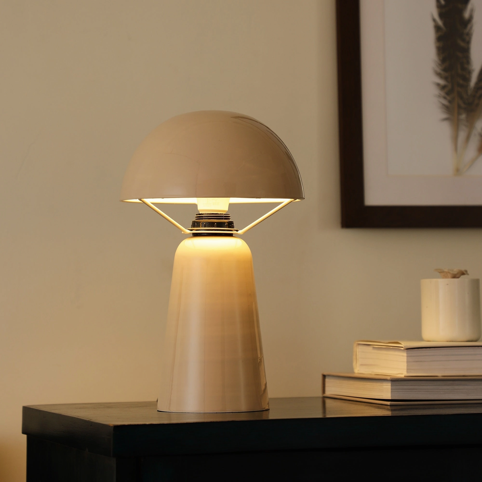Aurora Frappe Enamel Glow Lamp decorative ceiling fixture