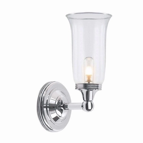 Austen Bell Shade Polished Chrome Bathroom Wall Light vintage desk lamp