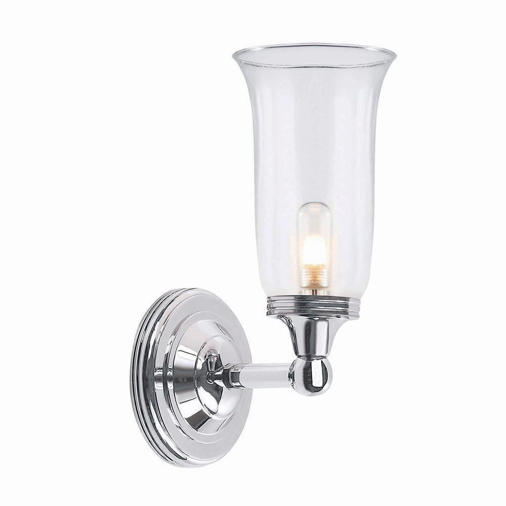 Austen Bell Shade Polished Chrome Bathroom Wall Light vintage desk lamp