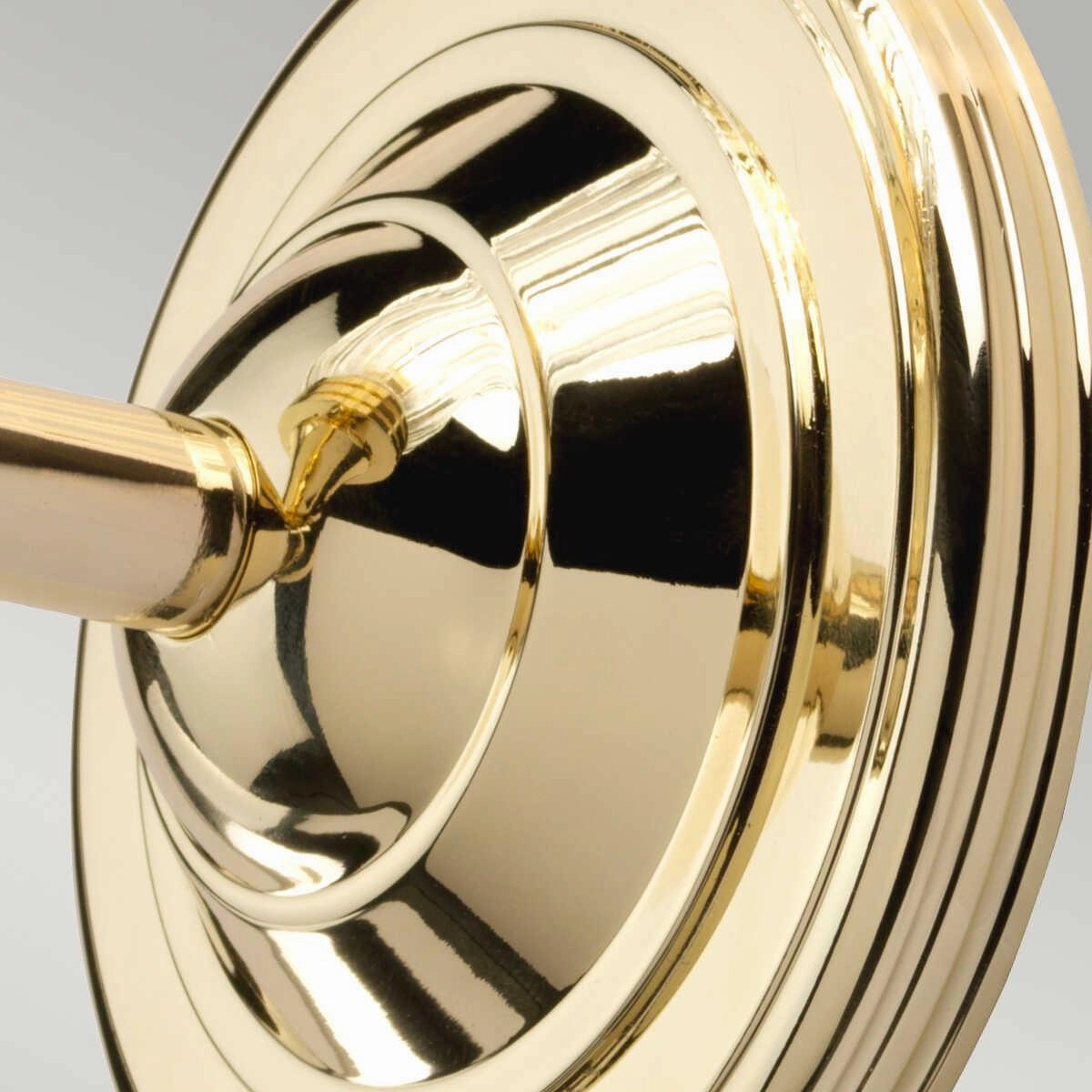 Austen Cloche Shade Polished Brass Bathroom Wall Light