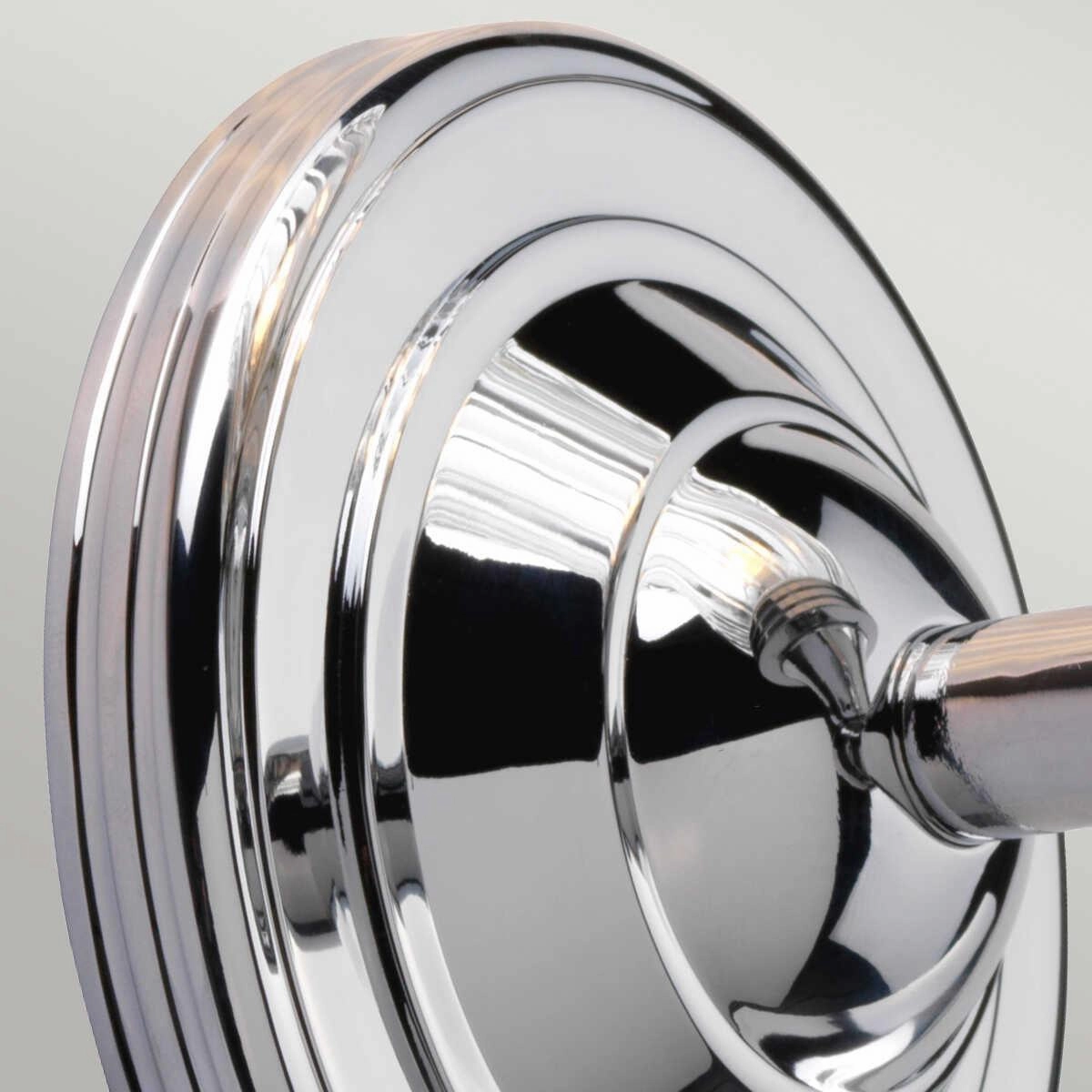 Austen Cloche Shade Polished Chrome Bathroom Wall Light