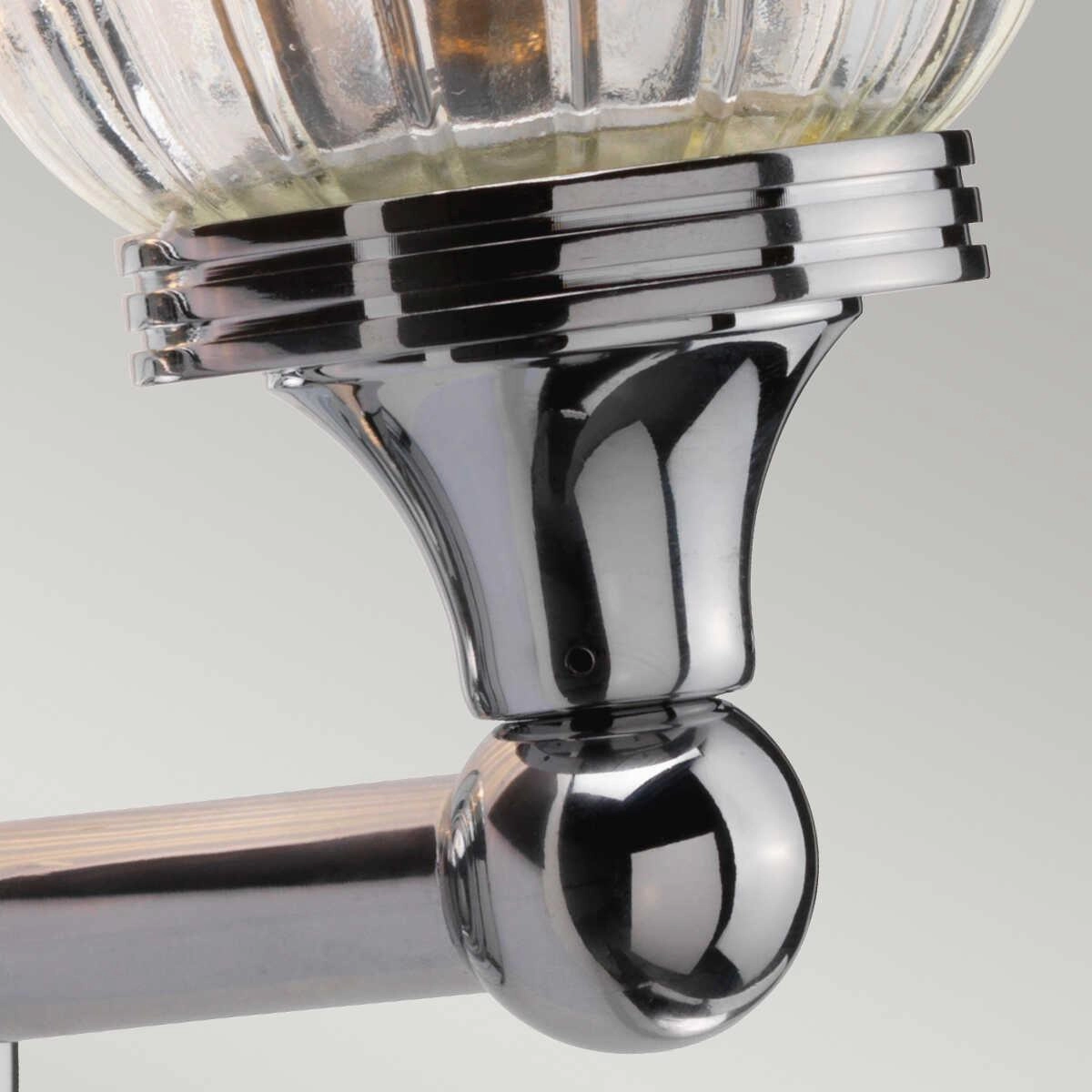 Austen Cloche Shade Polished Chrome Bathroom Wall Light