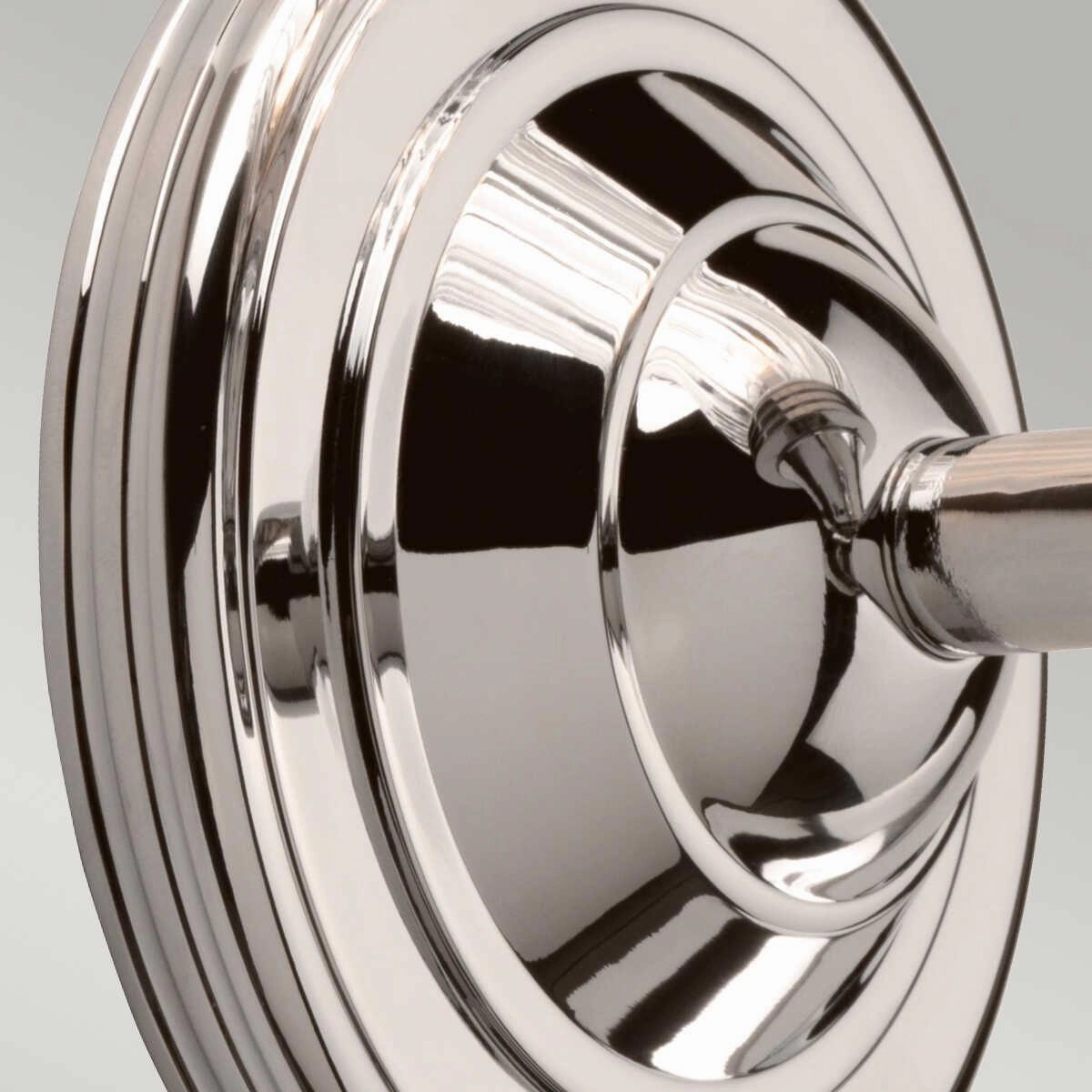 Austen Cloche Shade Polished Nickel Bathroom Wall Light