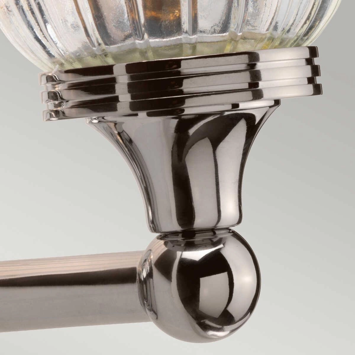 Austen Cloche Shade Polished Nickel Bathroom Wall Light