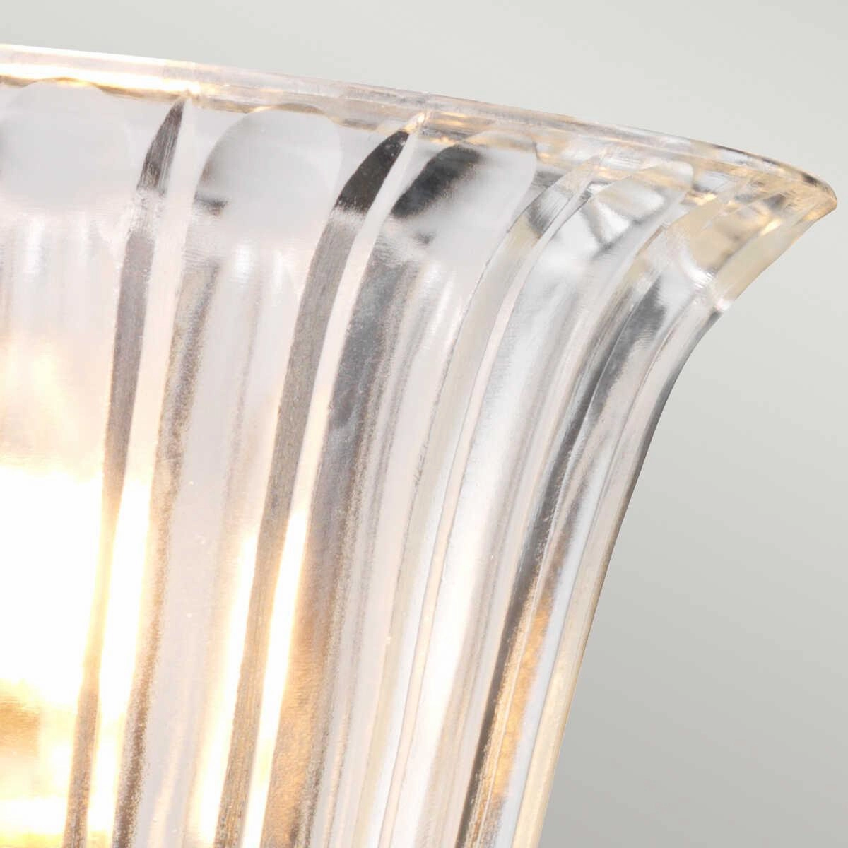 Austen Cloche Shade Polished Nickel Bathroom Wall Light