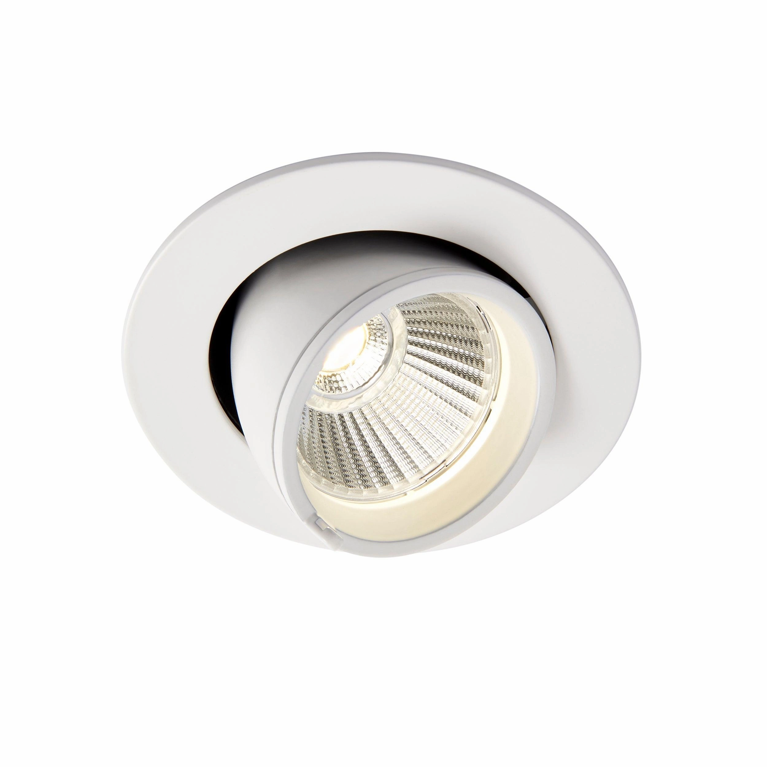 Axial Cool White LED Recessed Downlight 9W adjustable floor standing lamp