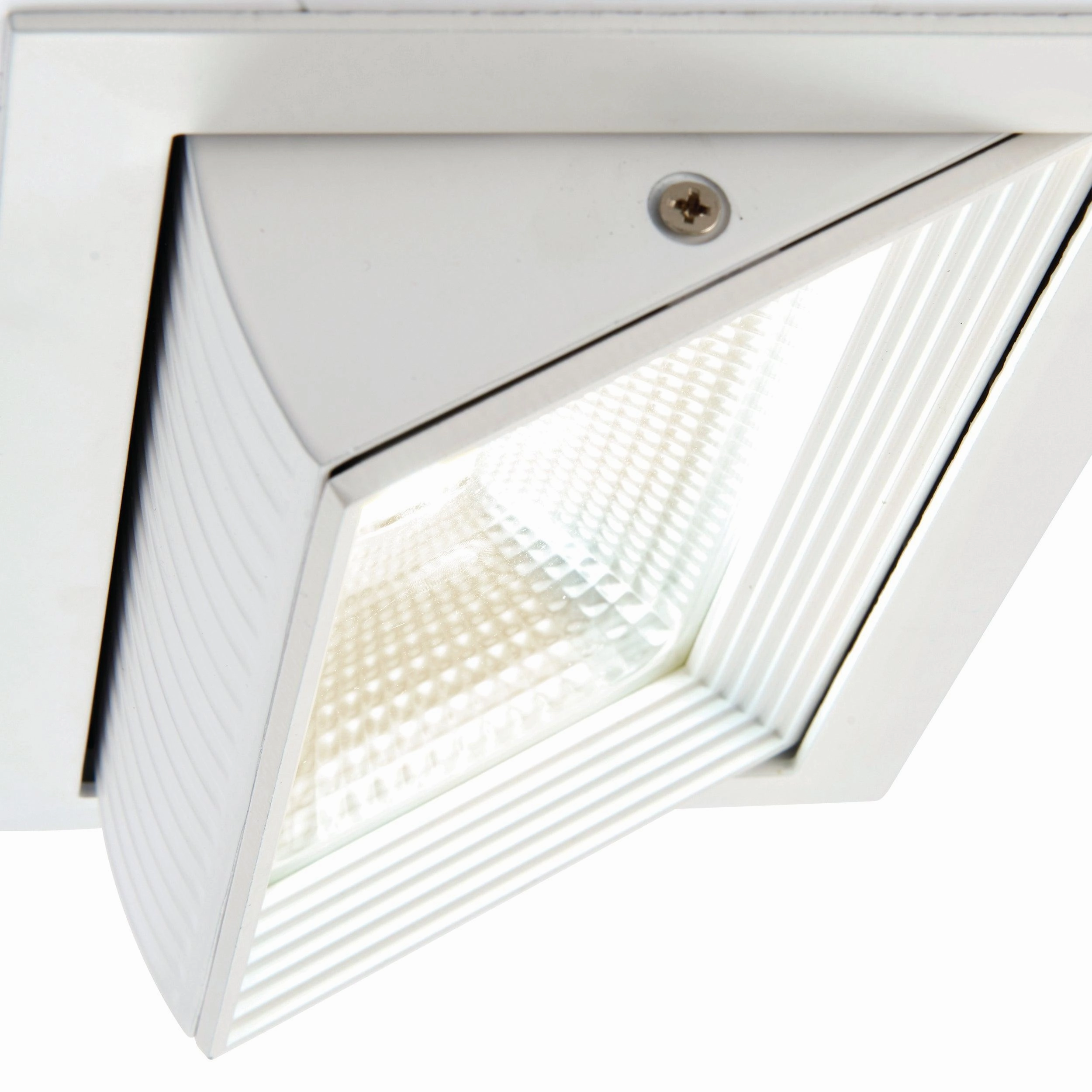 Axial Rectangular White Adjustable Recessed Downlight 35W