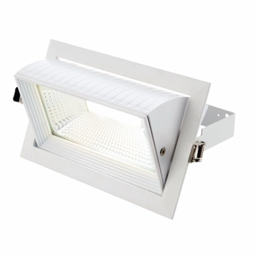 Axial Rectangular White Adjustable Recessed Downlight 35W adjustable floor standing lamp