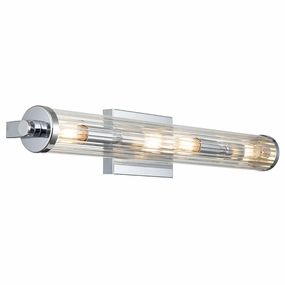 Azores 4 Light Polished Chrome Bathroom Wall Light vintage desk lamp