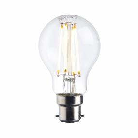 B22 Warm White LED filament Lamp Bulb GLS Dimmable 8W contemporary ceiling fixture