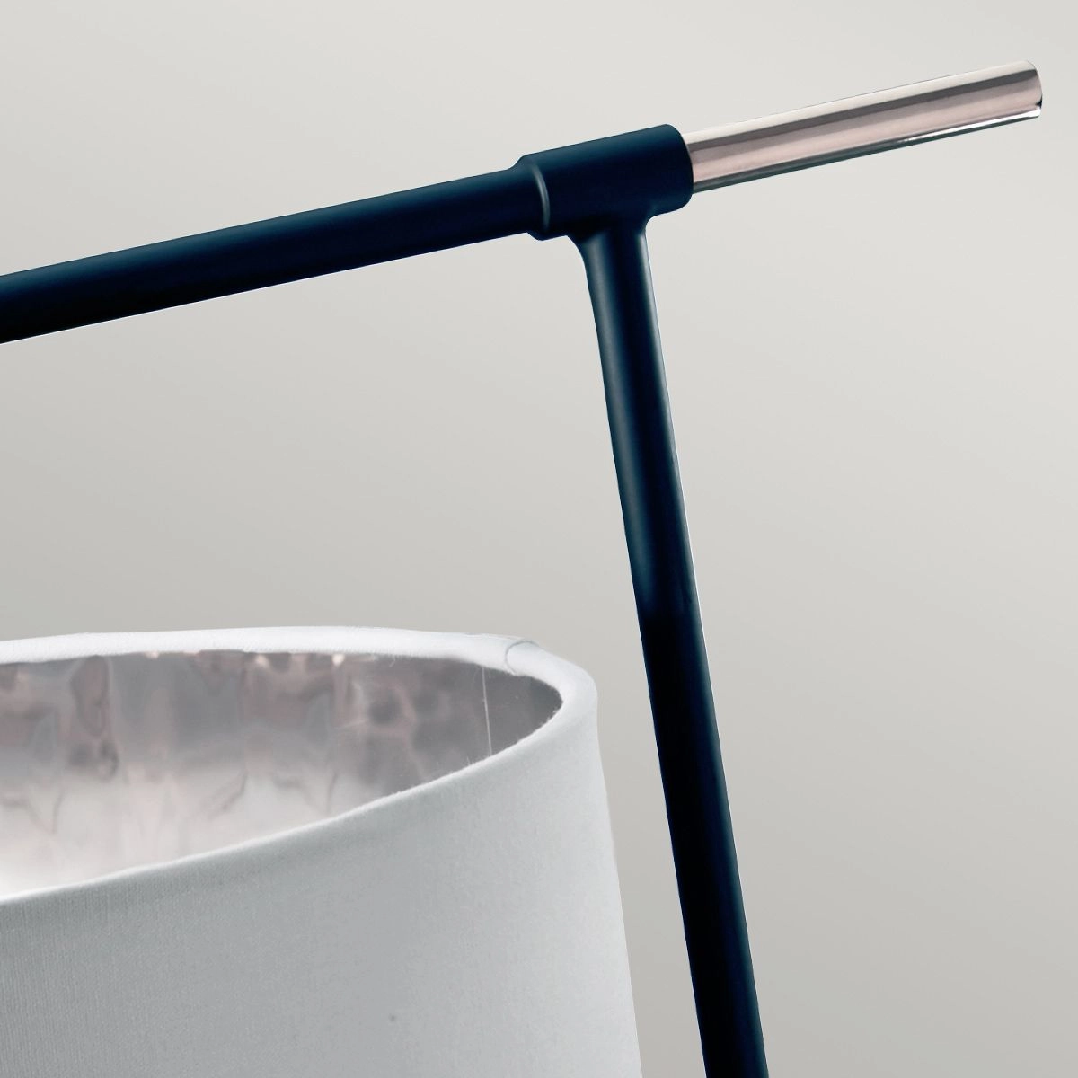 Balance 1 Light Black & Nickel Table Lamp