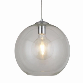 Balls 1 Light Round Clear Glass 30cm Ceiling Pendant ambient ceiling fixture