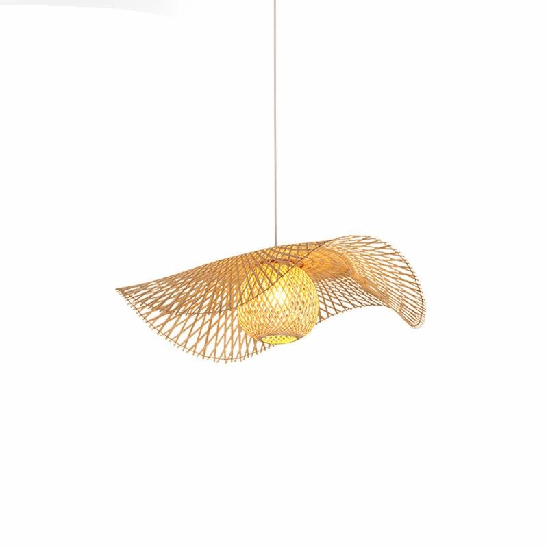 Bamboo Frame Pendant Lamp