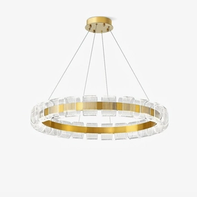 Bangle Chandelier minimalist reading light
