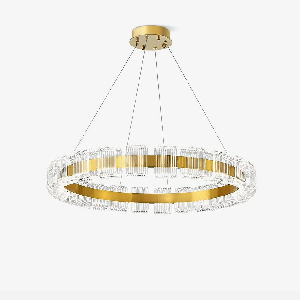 Bangle Chandelier minimalist reading light