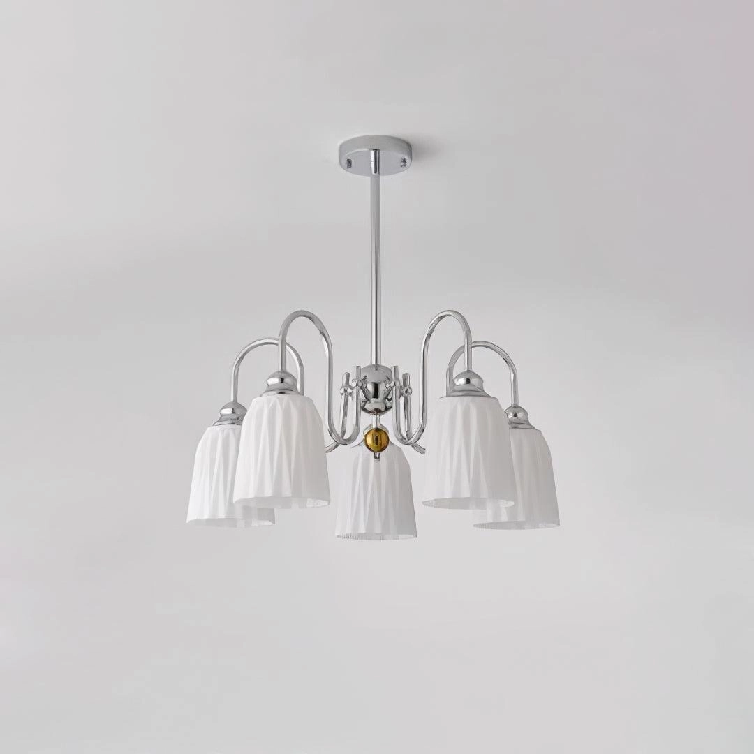 Bauhaus Pleated Chandelier