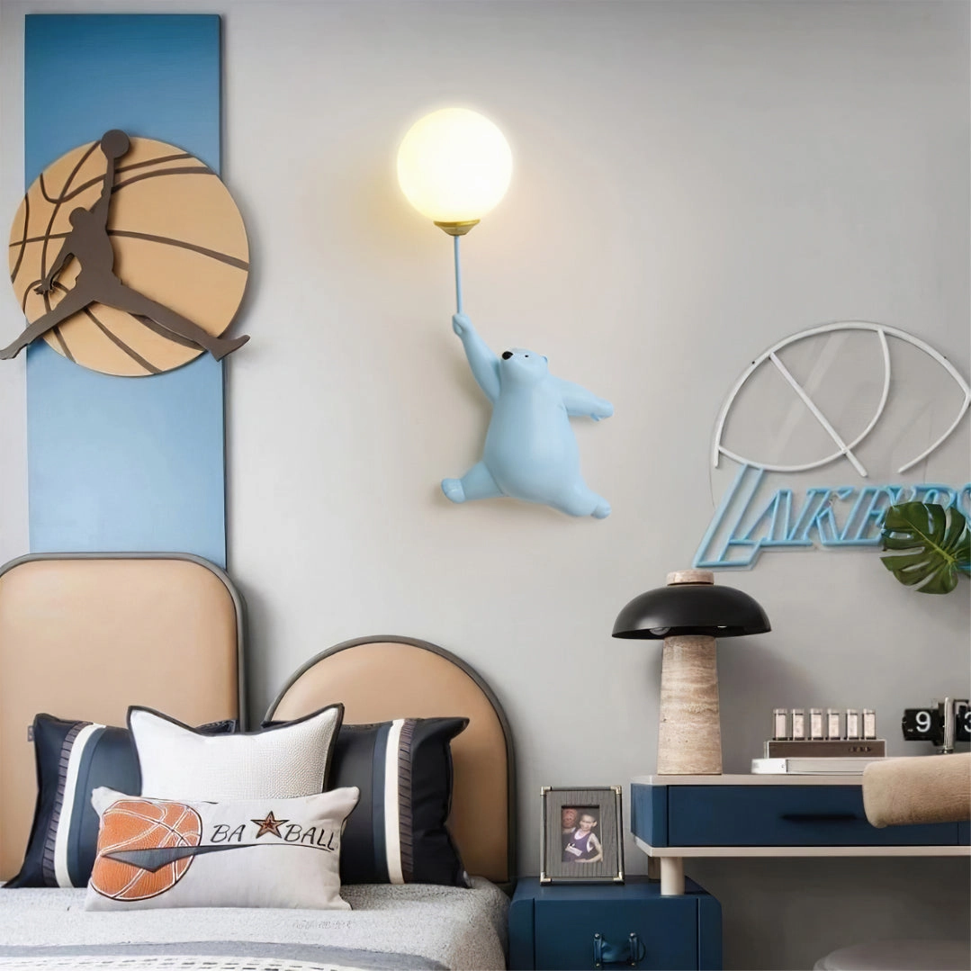 Bear Balloon Wall Lamp